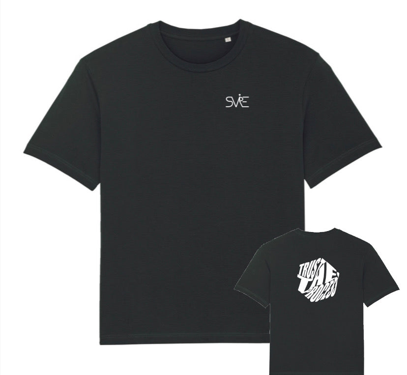 SVIRE- T-Shirt Black -TrustTheProcess-